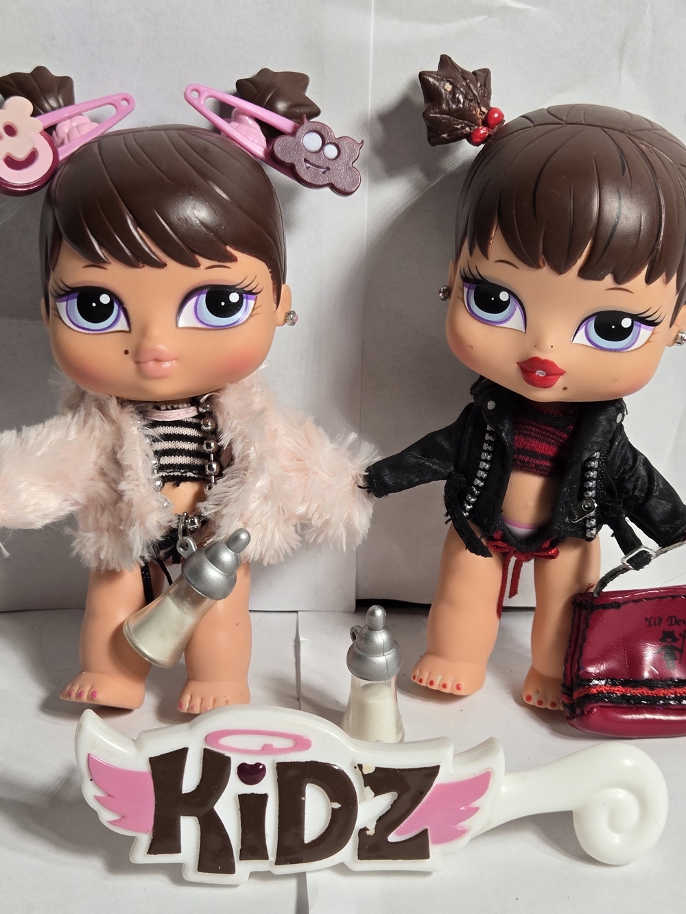 Bratz Babyz twins Roxxi and Phoebe 2005 MGA 5" Dolls original first edition READ